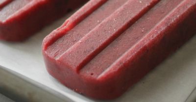 Dark Cherry Popsicles