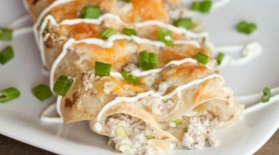 Sour Cream Enchiladas - Dump and Go Dinner