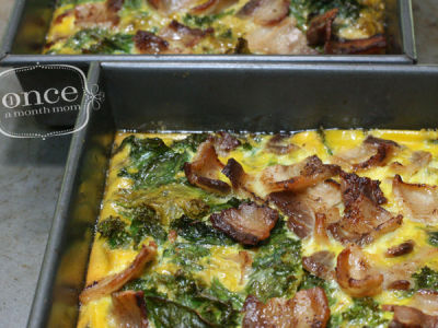 Bacon and Kale Paleo Breakfast Casserole