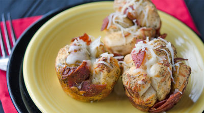 Easy Pepperoni Pizza Balls - Lunch Version