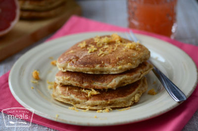 Sunrise Grapefruit Pancakes