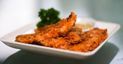 Crunchy Paleo Chicken Strips - Lunch Version