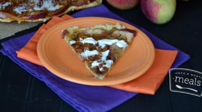 Spooky Apple Pizza - Dump and Go Dinner