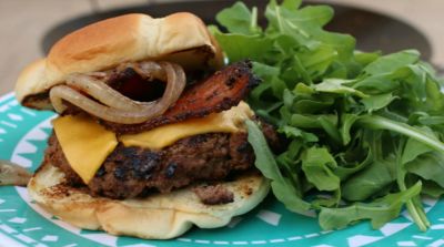 BBQ Bacon Burgers - Lunch