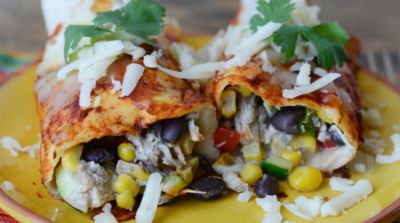 Sweet Summer Vegetable Enchiladas