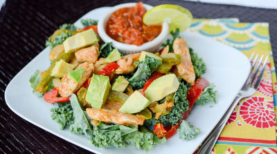 Fajita Salad - Lunch Version