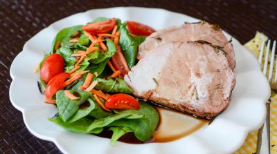 Instant Pot Balsamic Pork Loin - Diet - Dump and Go Dinner