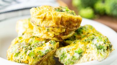 Broccoli Cheese Breakfast Egg Muffins