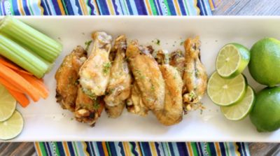 Margarita Lime Baked Chicken Wings - Ready to Eat Dinner