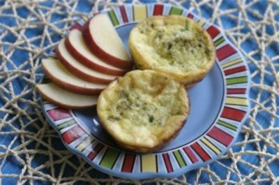 Crustless Zucchini and Pesto Mini-Quiches - Ready to Eat Dinner