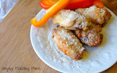 Baked Garlic and Parmesan Chicken Wings - Ready to Eat Dinner