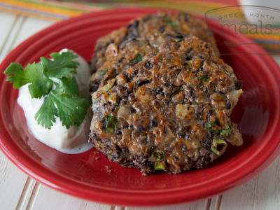 Black Bean Falafel - Lunch Version