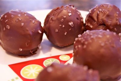 Chocolate Truffles with Sea Salt