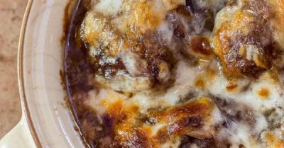 French Onion Stuffed Meatballs