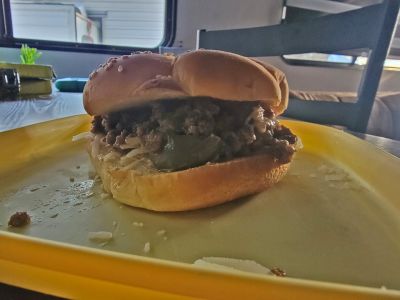 Slow Cooker Philly Cheesesteak Sloppy Joes - Dump and Go Dinner