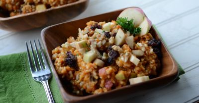 Gluten Free Dairy Free Pumpkin Apple Harvest Rice - Dump and Go Dinner