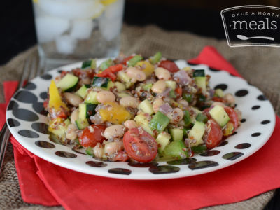 Quinoa Veggie Salad - Lunch Version