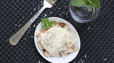 Chicken Paleo Alfredo - Lunch Version