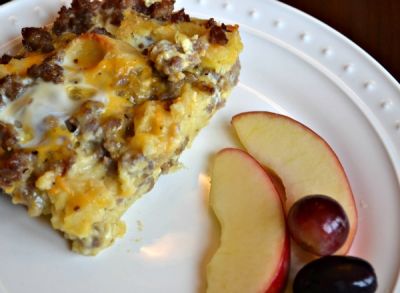 Waffle Breakfast Casserole