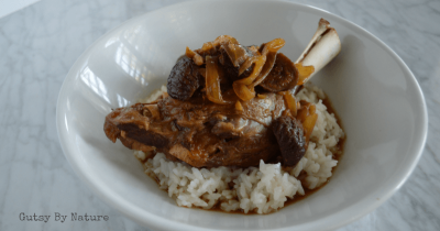 Instant Pot Lamb Shanks With Ginger and Figs