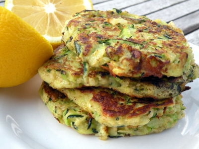 Garden Zucchini Cakes - Lunch Version