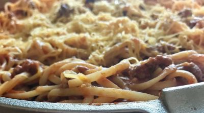 Skillet Taco Spaghetti - Ready to Eat Dinner