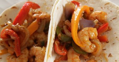 Sheet Pan Mexican Shrimp Fajitas - Dump and Go Dinner