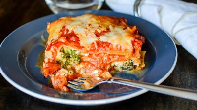 Instant Pot Cheesy Vegetarian Veggie Lasagna - Dump and Go Dinner