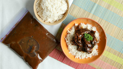 Slow Cooker Mongolian Beef - Gluten Free Dairy Free - Dump and Go Dinner