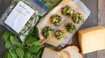 Parmesan Spinach Balls - Dump and Go Dinner