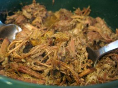 Slow Cooker Smoked Pork - Dump and Go Dinner