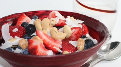 Berries, Nuts, and Coconut Shreds