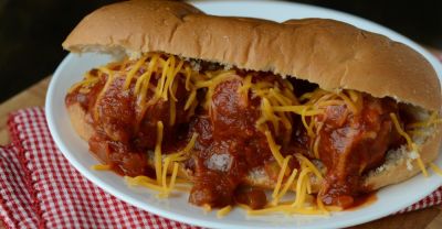 Slow Cooker Cheeseburger Meatball Sandwiches - Lunch Version