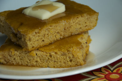 Pumpkin Pancake Squares