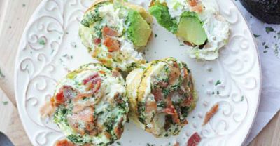 Bacon Avocado Ranch Egg Muffin