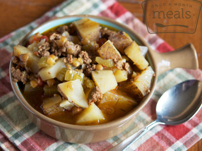 Hamburger Soup - Lunch Version