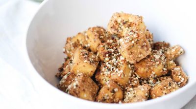 Hemp Crusted Tofu - Ready to Eat Dinner