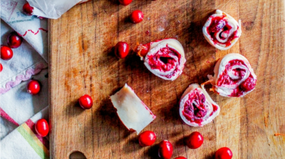 Turkey Cranberry Cream Cheese Pinwheels - Dump and Go Dinner