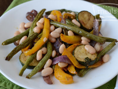 Balsamic Grilled Veggies - Dump and Go Dinner