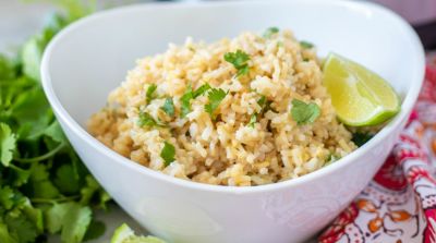 Instant Pot Cilantro Lime Rice - A Mind Full Mom