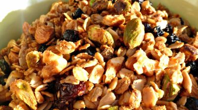 Gluten Free Dairy Free Maple Cinnamon Granola