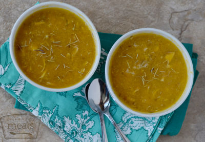 Squash and Chicken Soup - Lunch Version