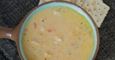 Instant Pot Cheesy Potato Soup - Dump and Go Dinner