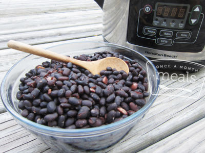 Slow Cooked Black Beans