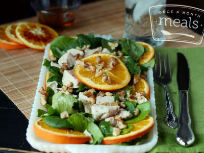 Chicken Roasted Orange Salad - Lunch Version