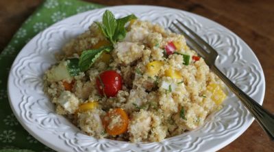 Mediterranean Quinoa Salad - Dump and Go Dinner