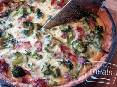 Bacon Broccoli Quiche