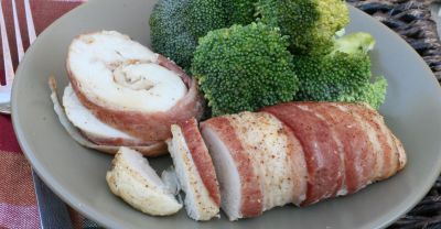 Bacon Wrapped Spicy Chicken Poppers - Dump and Go Dinner