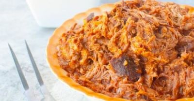 Slow Cooker Pulled Pork - Civilized Caveman Cooking - Dump and Go Dinner