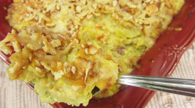 Light Southern Squash Casserole - Lunch Version